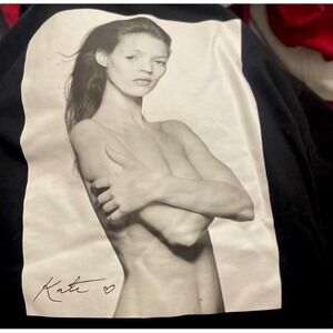 ZARA WOMEN NWT KATE MOSS TERRY O'NEIL SWEATSHIRT 0085/170 Size M BLOGGERS FAV!